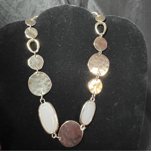 Sequin Silver Necklace - Picture 1 of 5